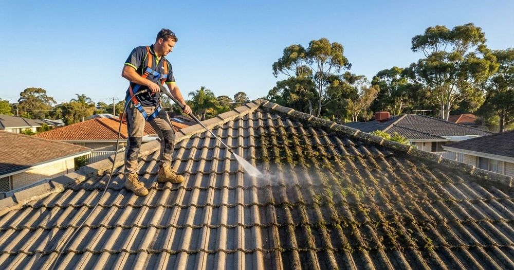 Is High-Pressure Cleaning Safe for Your Roof?